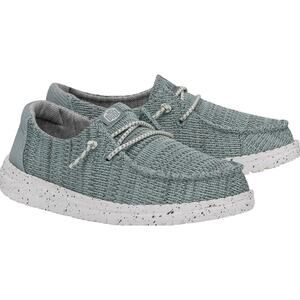 Hey Dude Boys' Wendy Sport Mesh Slip On Shoes In Light Blue Size 3
